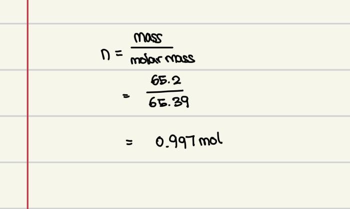 Molar mass of zinc oxalate