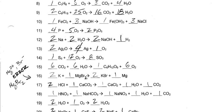 Gizmo balancing chemical equations answers