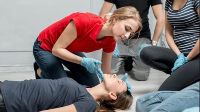 Cpr/aed for professional rescuers and first aid exam a